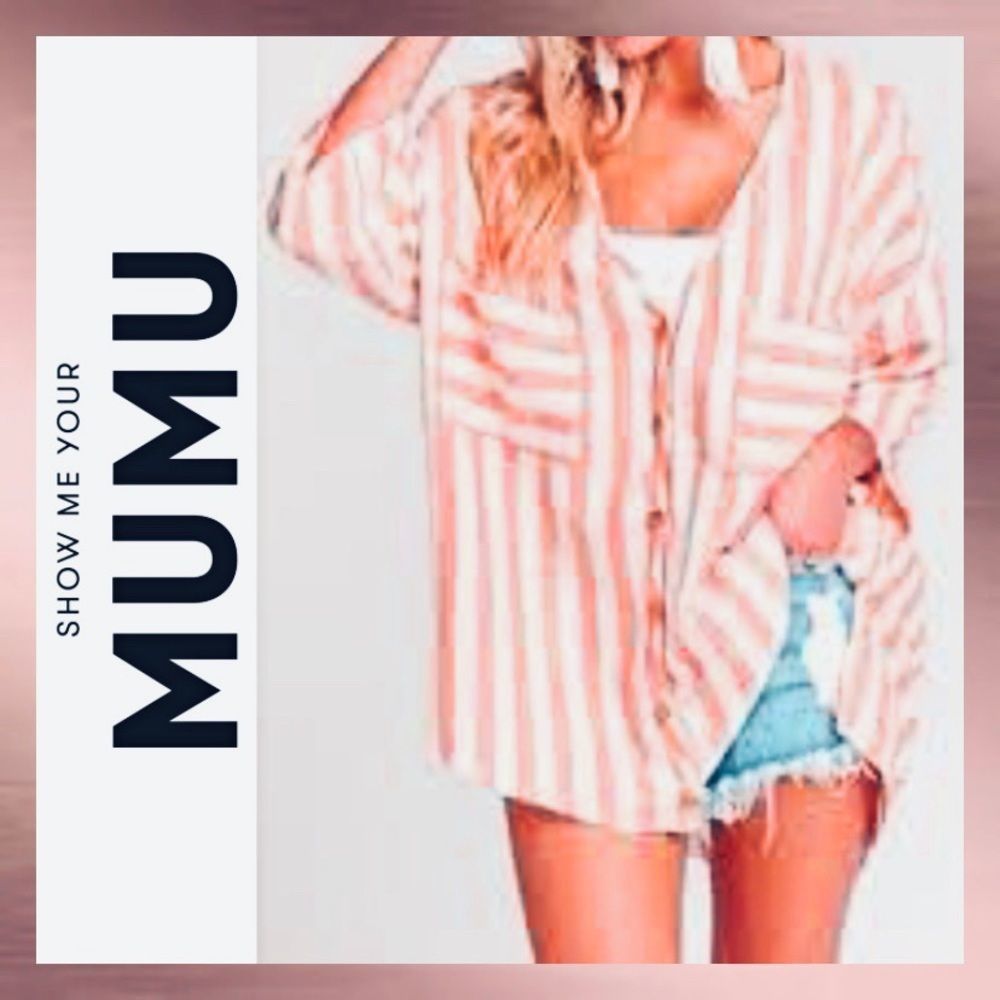 NWT Show Me Your Mumu Striped Dahli Tunic Small S